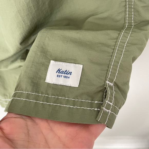 Katin x Urban Outfitters Exclusive 3” Ripstop Short size Large Cactus Green. C1 - Picture 5 of 8